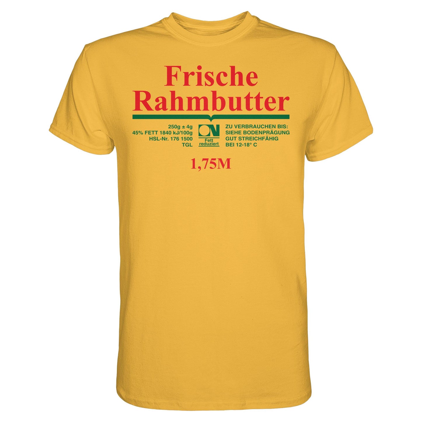 DDR Ostalgie Shirt Unisex • FRISCHE RAHMBUTTER - KONSUM