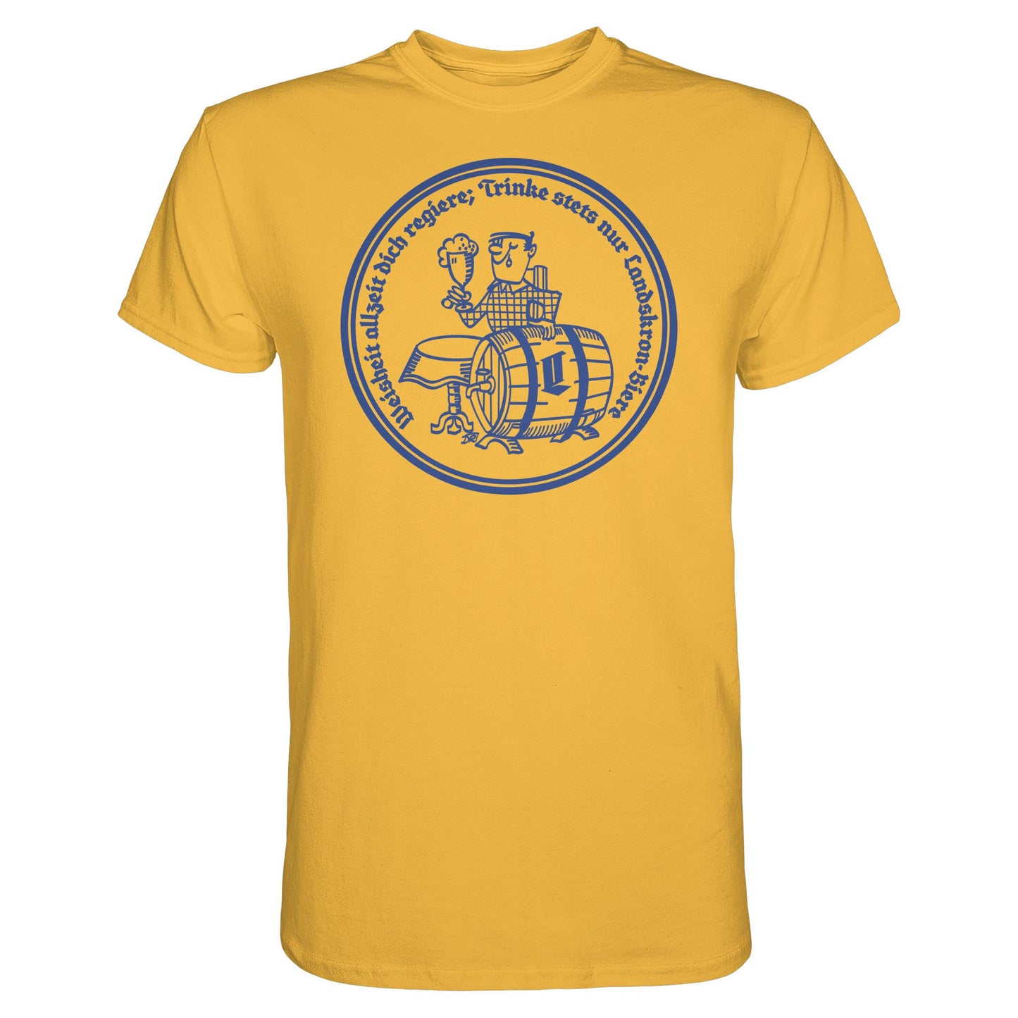 DDR Ostalgie Shirt Unisex • WEISHEIT ALLZEIT DICH REGIERE - LANDSKRON BIERE