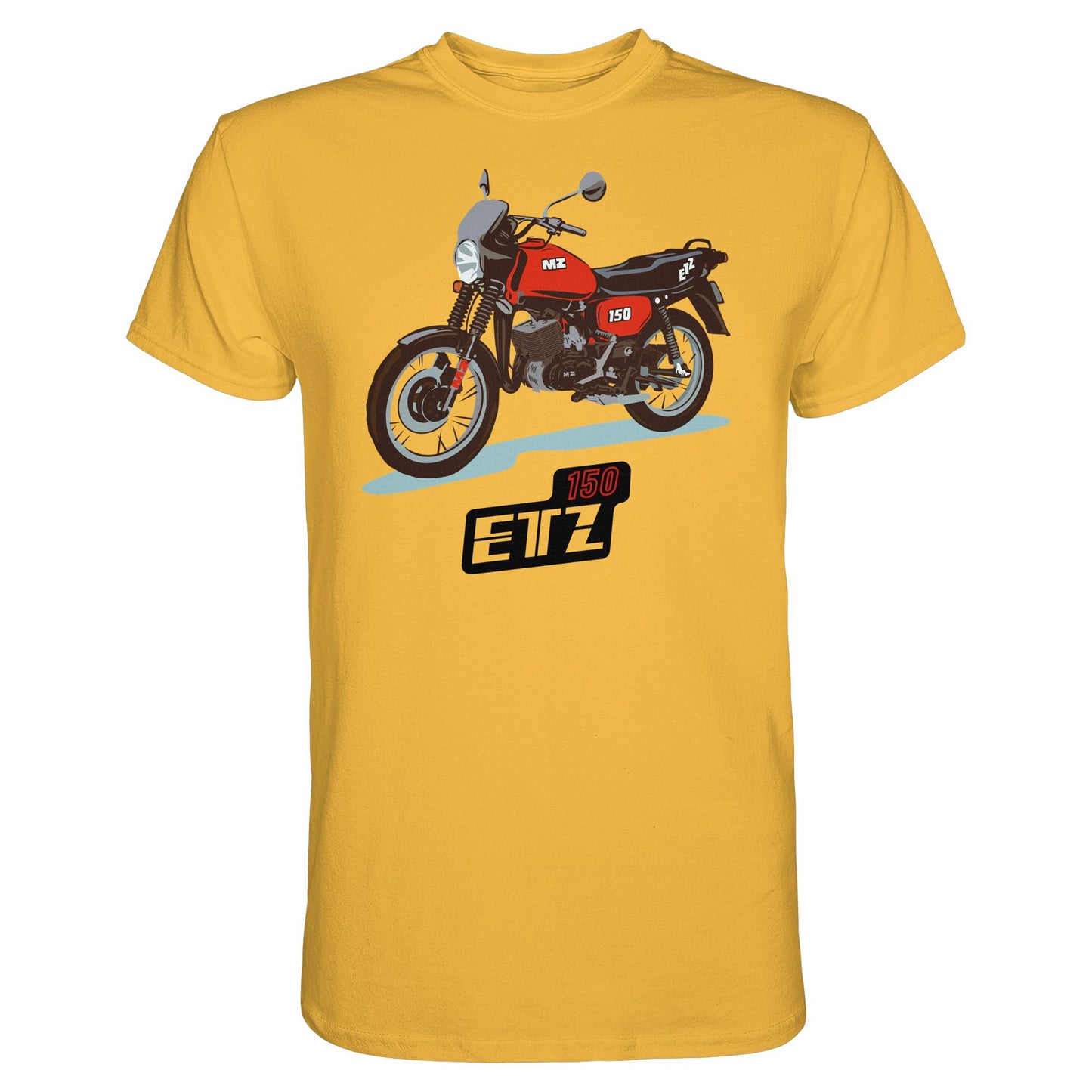 DDR Ostalgie Shirt Unisex • MZ ETZ 150 ROT (ORIGINAL DDR-PLAKAT)