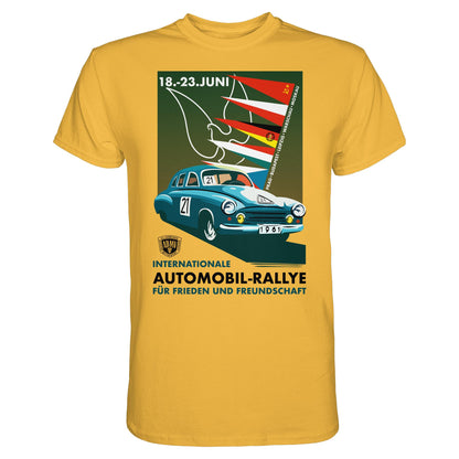 DDR Ostalgie Shirt Unisex • INTERNATIONALE RALLYE WARTBURG 1961 (ORIGINAL-PLAKAT)