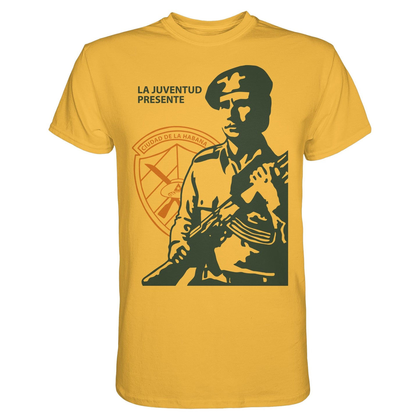 DDR Ostalgie Shirt Unisex • LA JUVENTUD PRESENTE CIUDAD DE LA HABANA (DIE JUGEND HAVANNAS IST AKTIV)