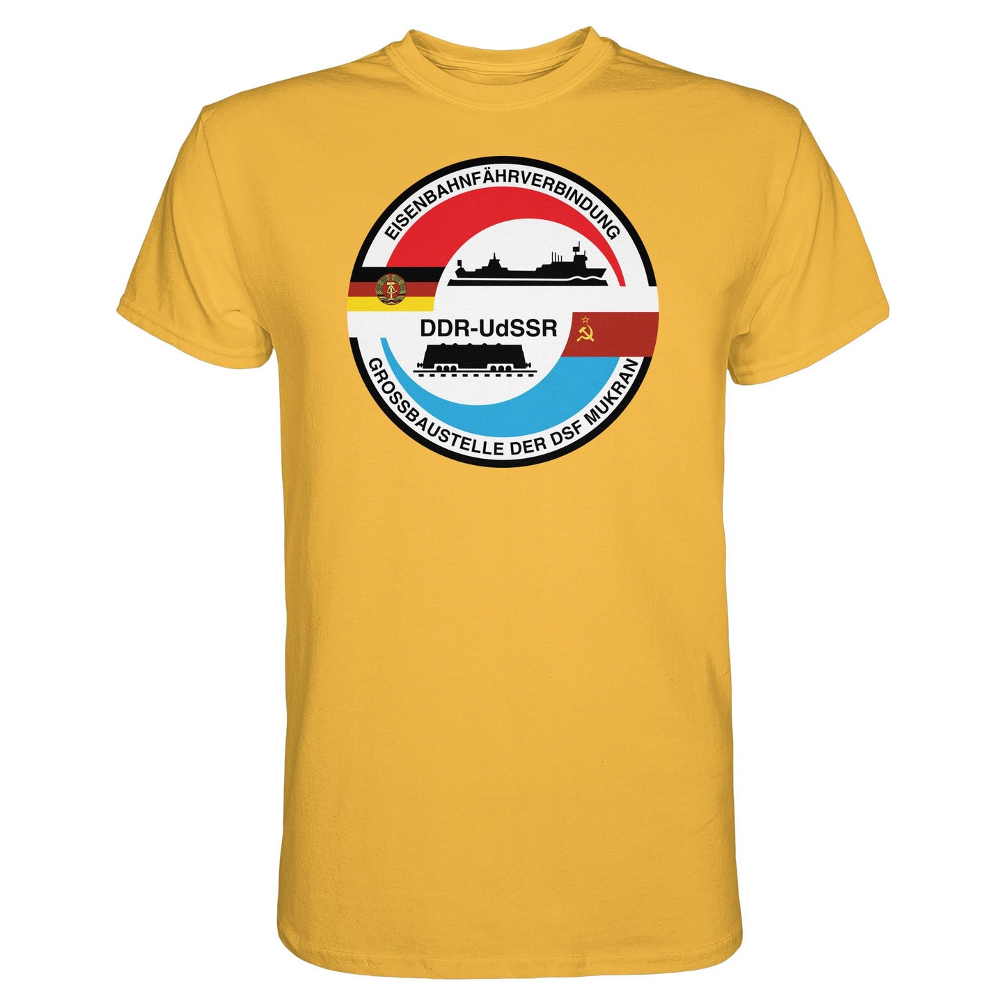 DDR Ostalgie Shirt Unisex • GROSSBAUSTELLE DER DSF MUKRAN