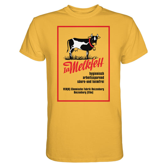 DDR Ostalgie Shirt Unisex • 1A MELKFETT - VEB BOIZENBURG