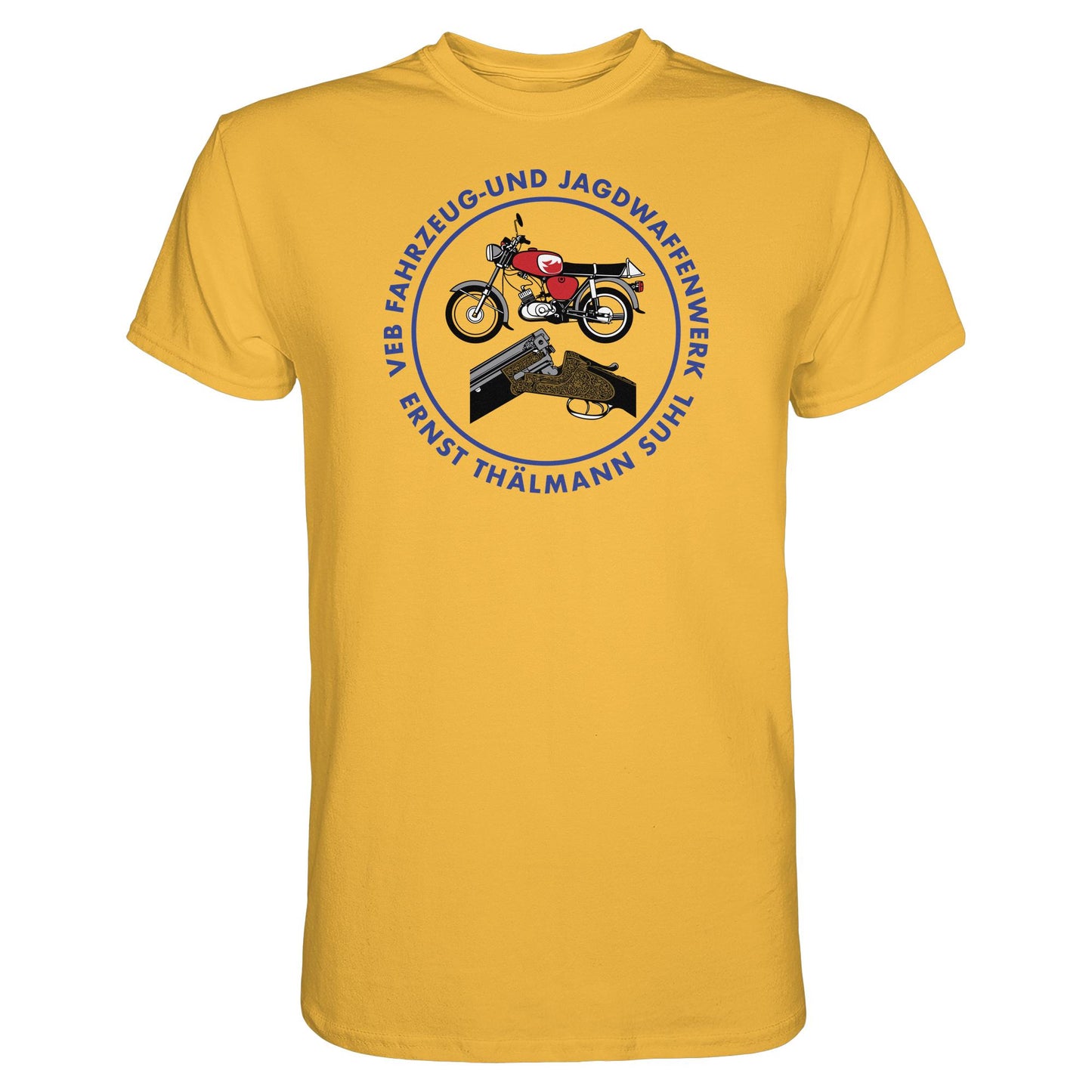 DDR Ostalgie Shirt Unisex • VEB SUHL ERNST-THÄLMANN-WERK (LOGO 1980ER) - Premium Shirt