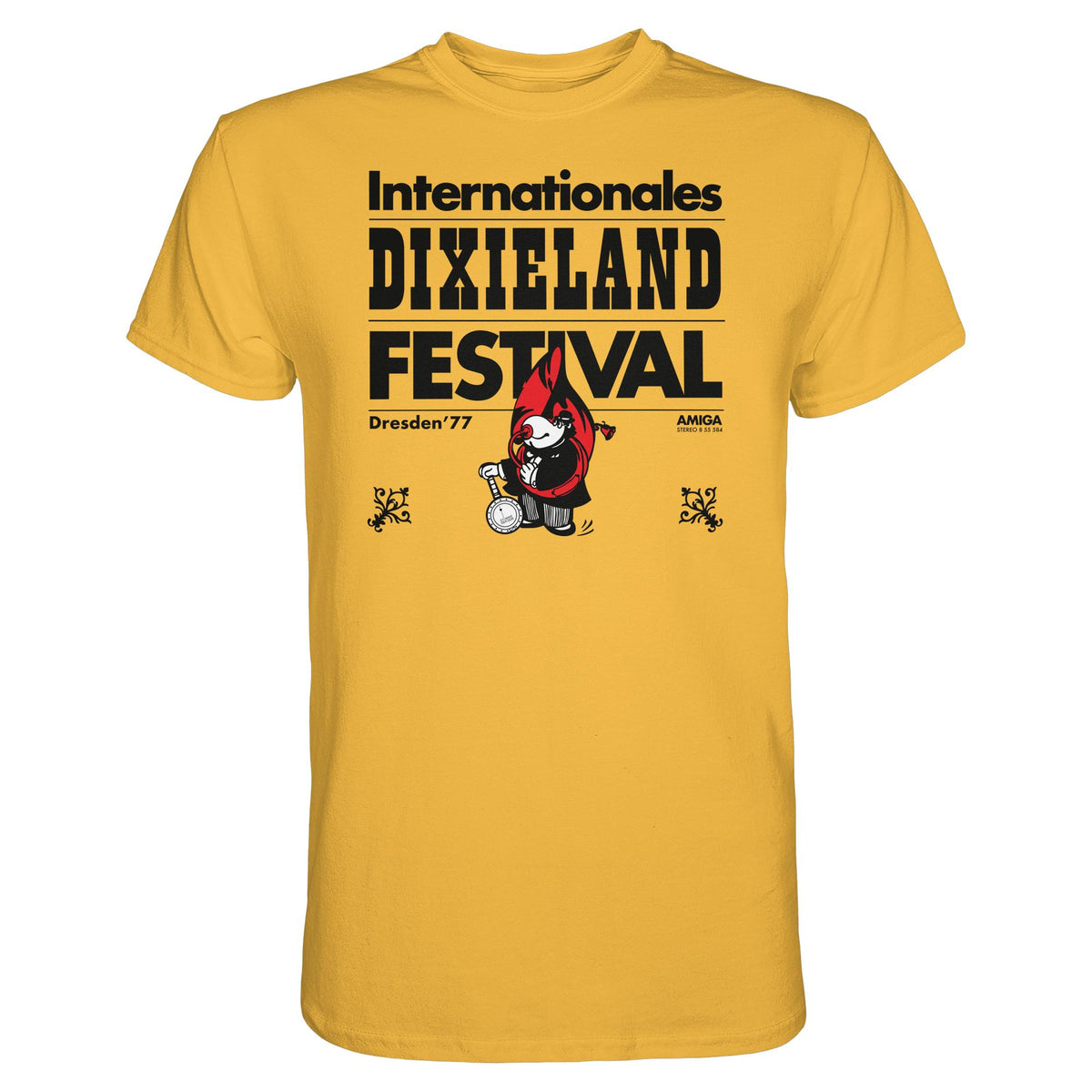 DDR Ostalgie Shirt Unisex • INTERNATIONALES DIXIELAND FESTIVAL DRESDEN 1977