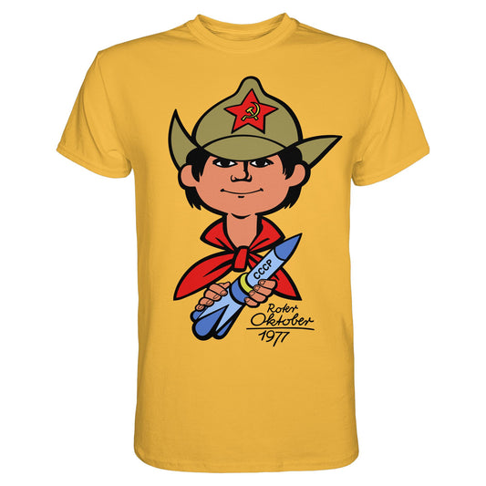 DDR Ostalgie Shirt Unisex • ROTER OKTOBER 1917 (ORIGINAL NICKI-MOTIV)