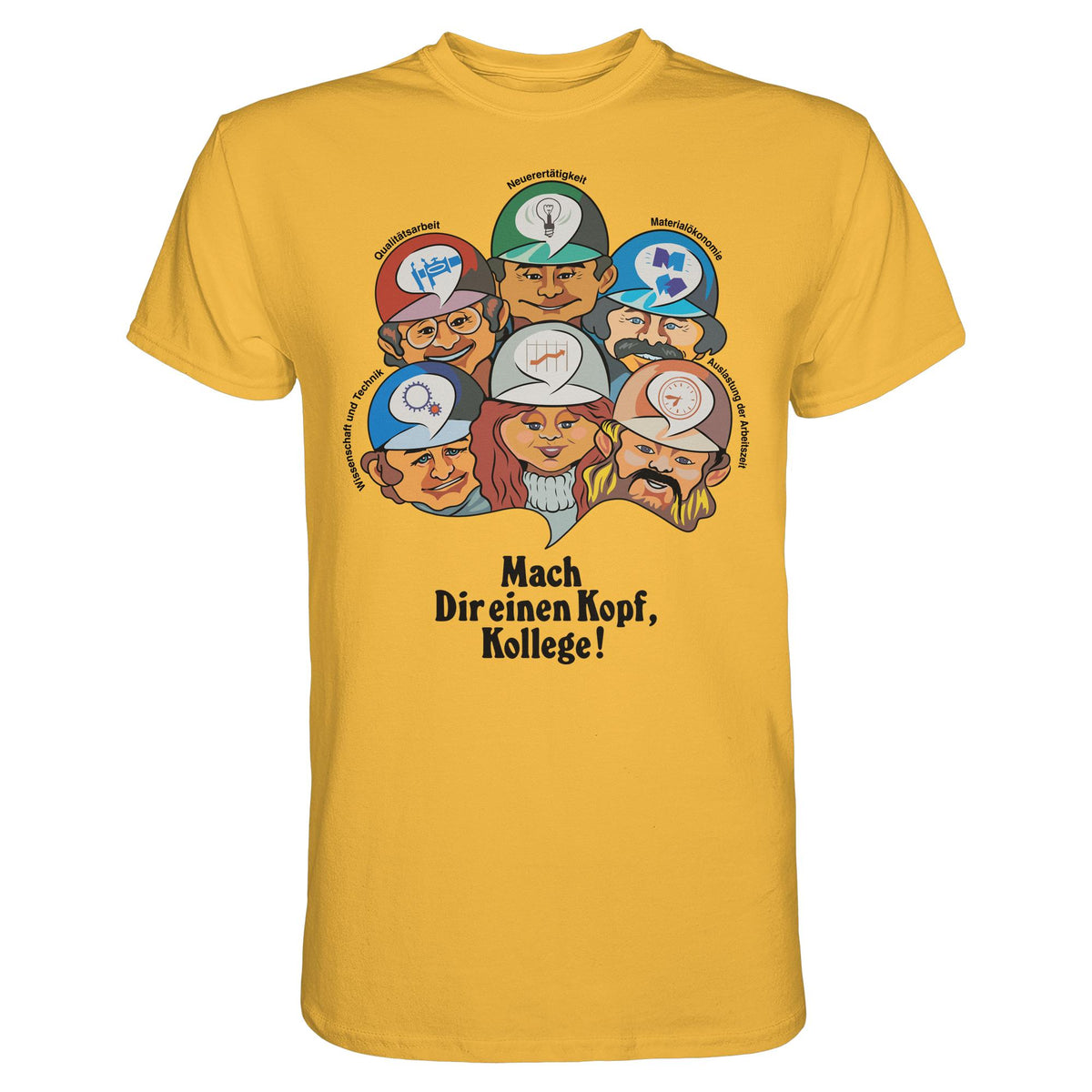 DDR Ostalgie Shirt Unisex • MACH DIR EINEN KOPF, KOLLEGE