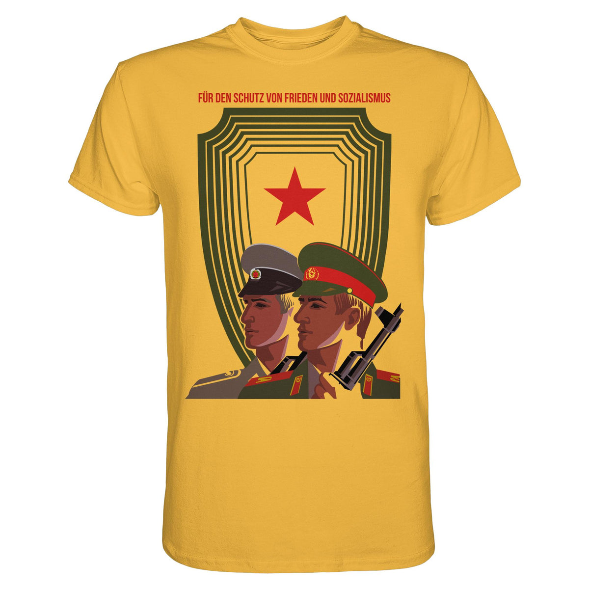 DDR Ostalgie Shirt Unisex • NVA UND CA - FÜR DEN SCHUTZ VON FRIEDEN