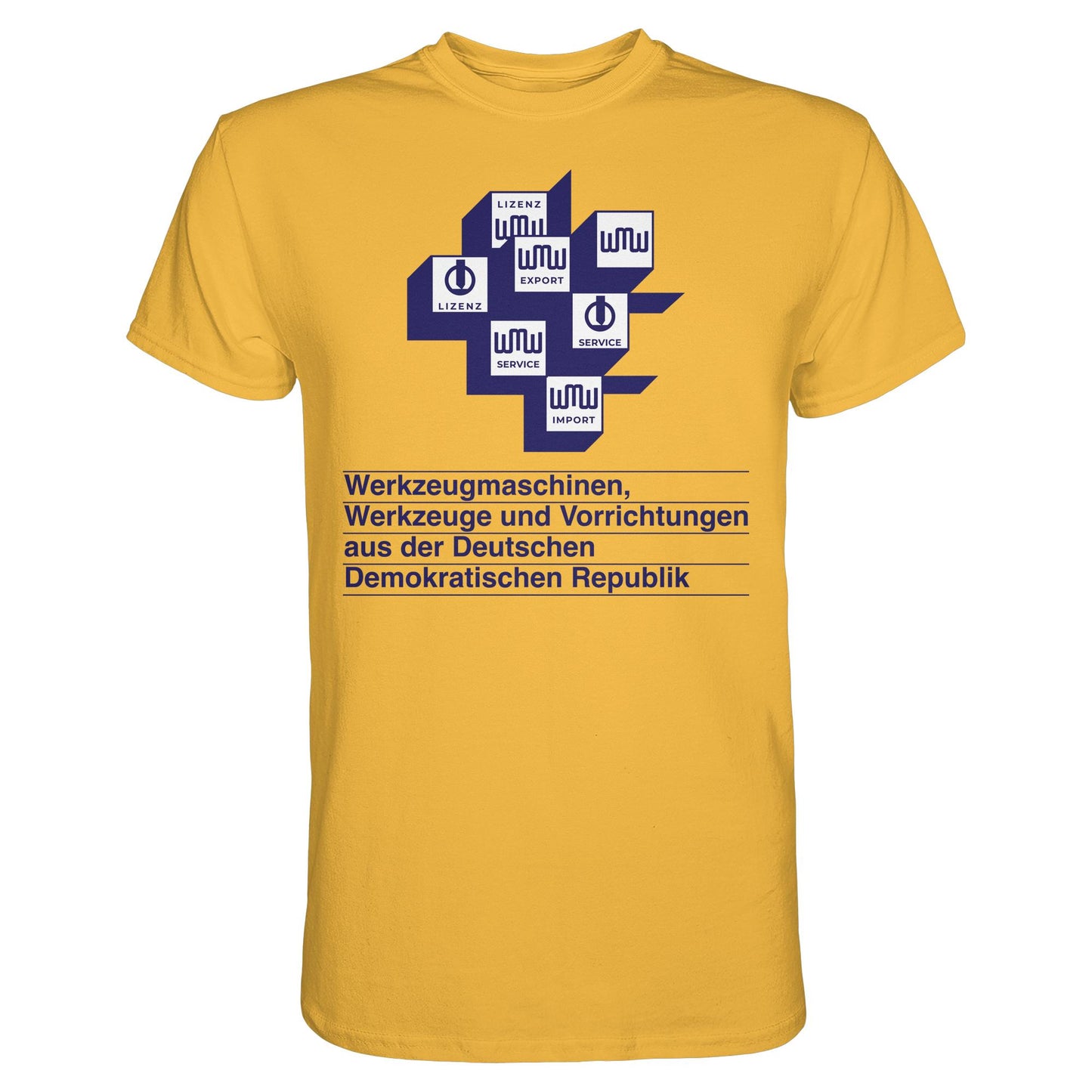 DDR Ostalgie Shirt Unisex • WMW WERKZEUGMASCHINEN DER DDR