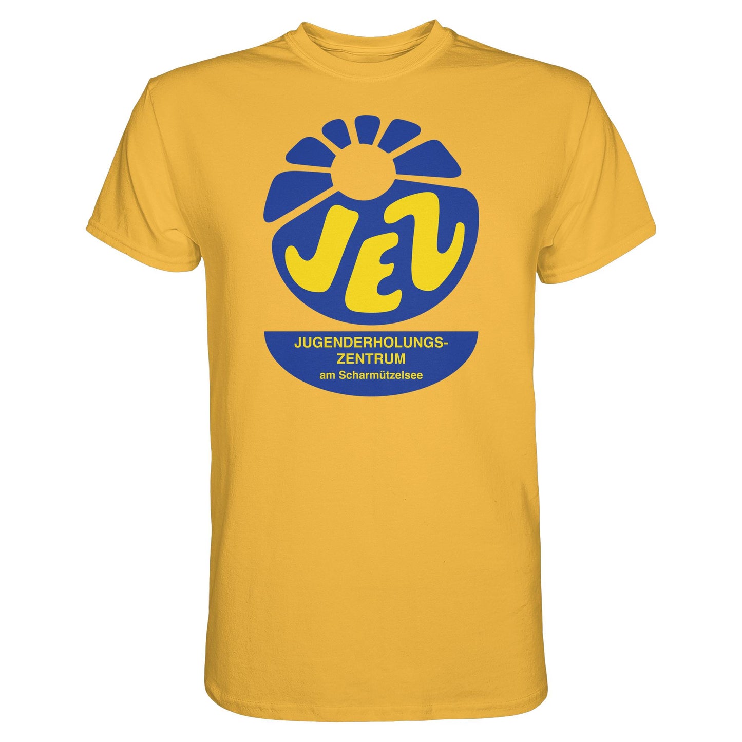 DDR Ostalgie Shirt Unisex • JEZ - JUGENDERHOLUNGSZENTRUM SCHARMÜTZELSEE