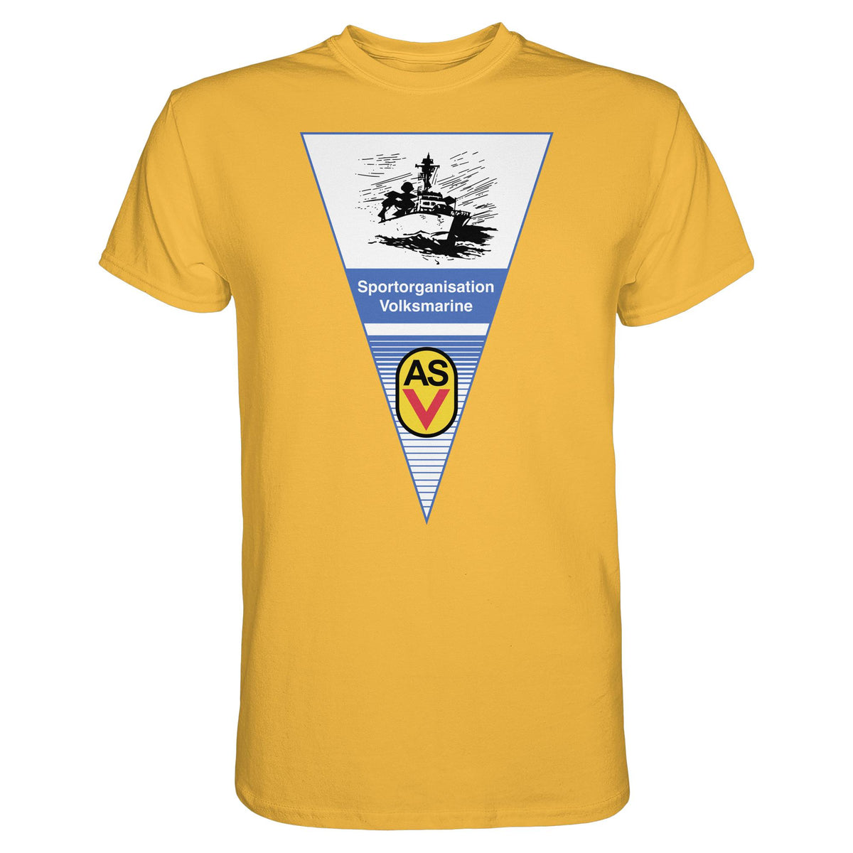DDR Ostalgie Shirt Unisex • ASV SPORTORGANISATION VOLKSMARINE