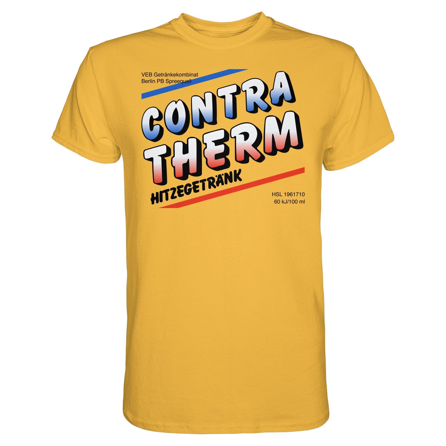 DDR Ostalgie Shirt Unisex • CONTRA THERM - VEB GETRÄNKEKOMBINAT BERLIN SPREEQUELL