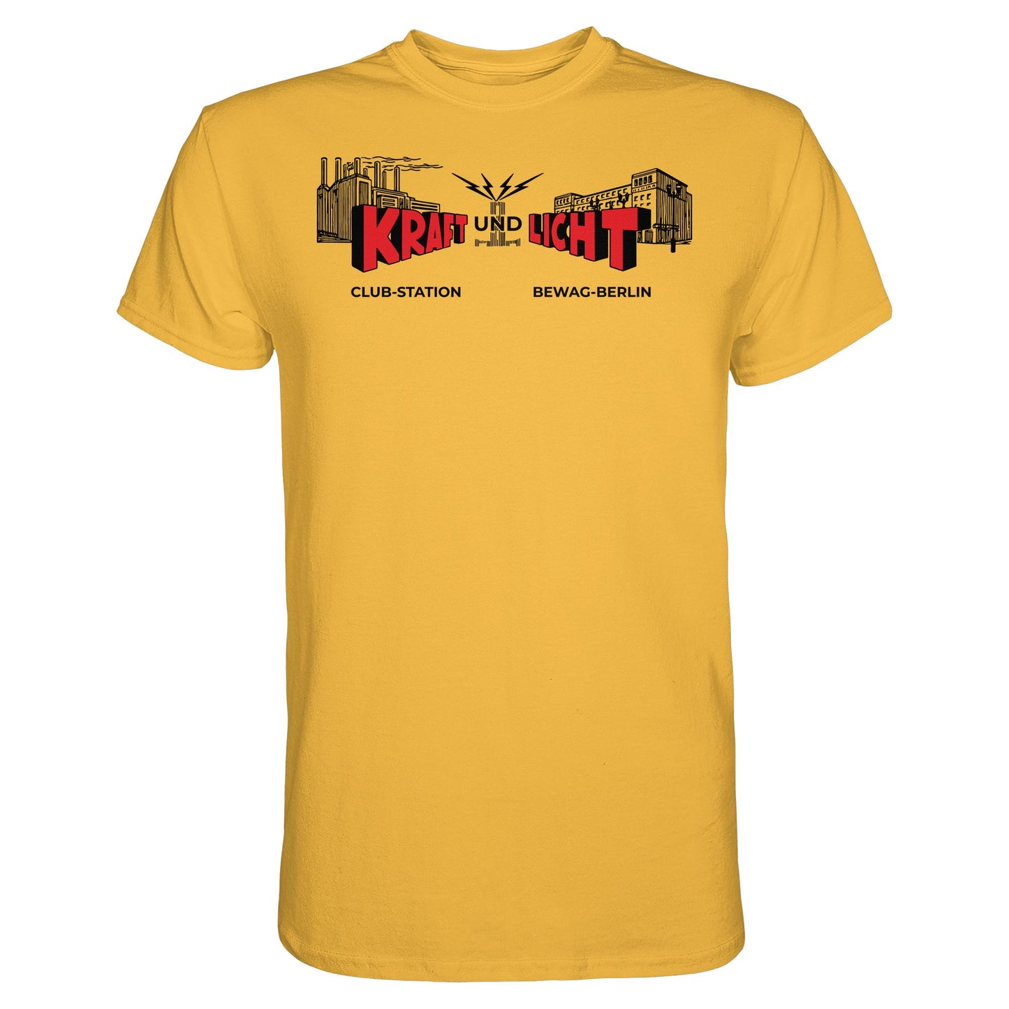 DDR Ostalgie Shirt Unisex • KRAFT UND LICHT - BEWAG BERLIN