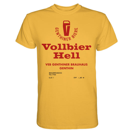 DDR Ostalgie Shirt Unisex • VEB GENTHINER BRAUHAUS