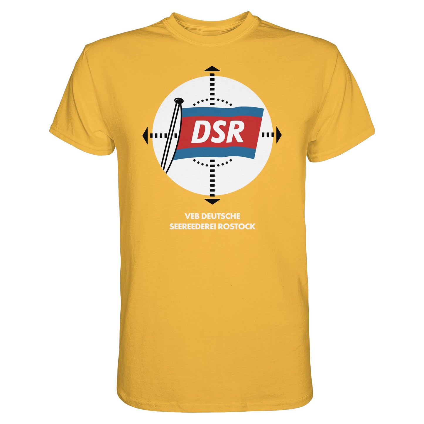 DDR Ostalgie Shirt Unisex • DSR - VEB DEUTSCHE SEEREEDEREI ROSTOCK