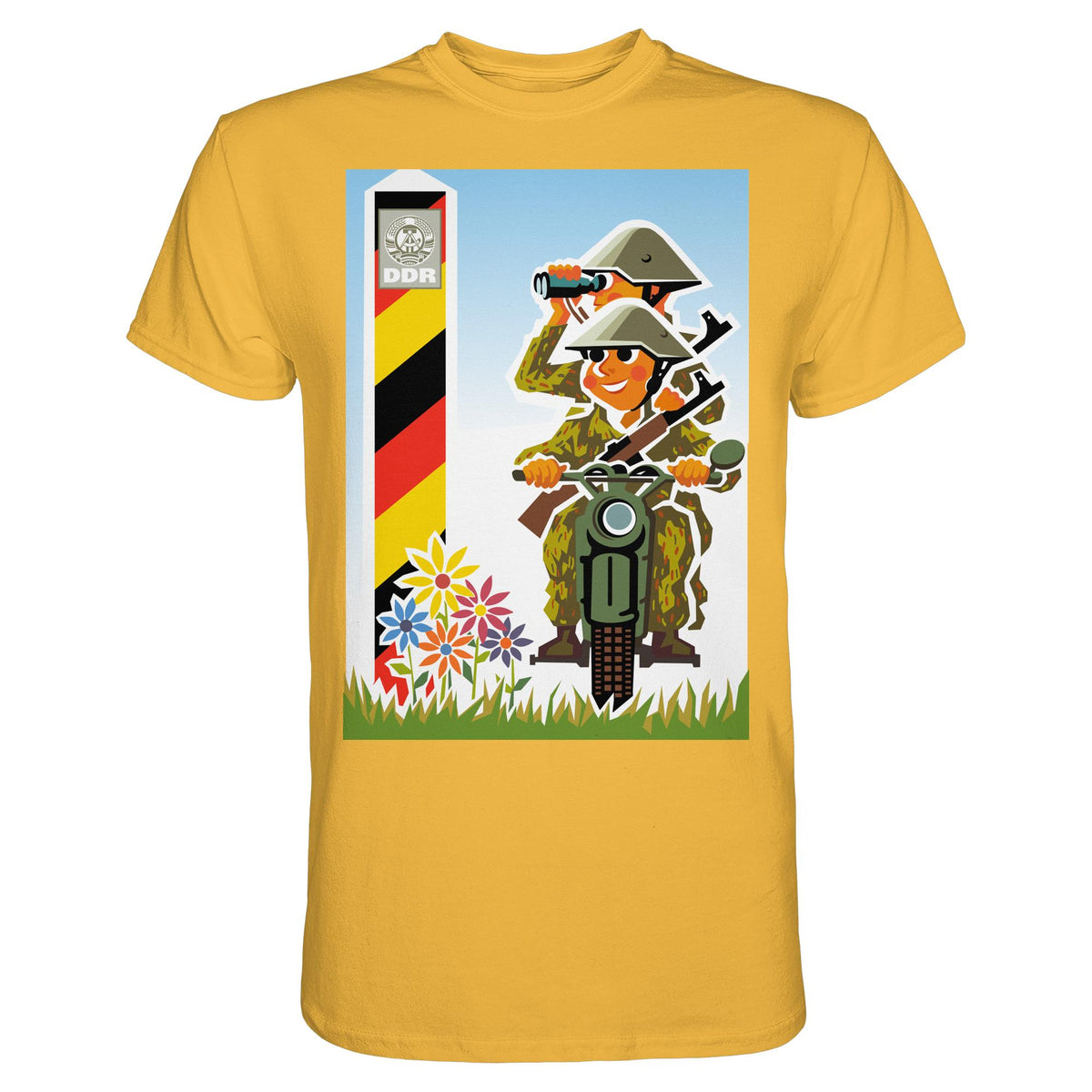 DDR Ostalgie Shirt Unisex • NVA-GRENZTRUPPEN (ORIGINAL-PLAKAT)