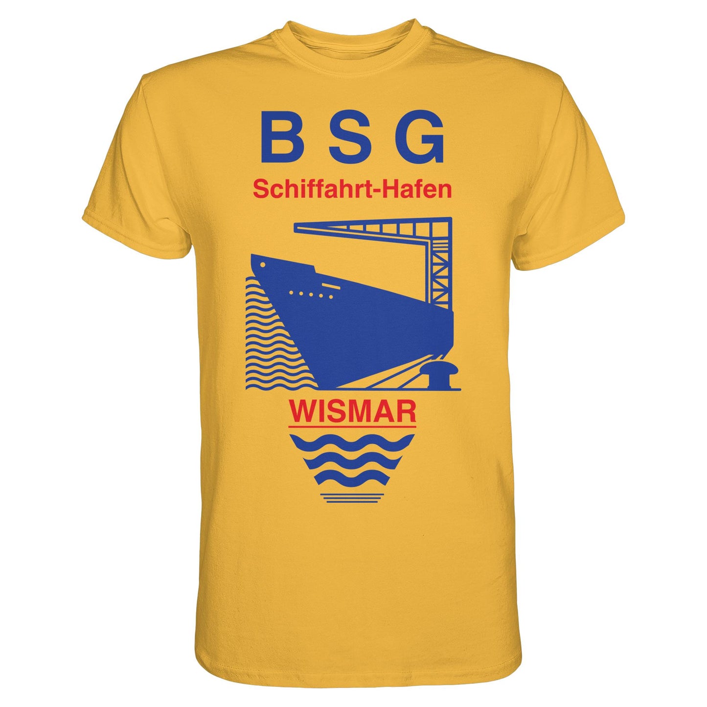 DDR Ostalgie Shirt Unisex • BSG SCHIFFAHRT HAFEN WISMAR