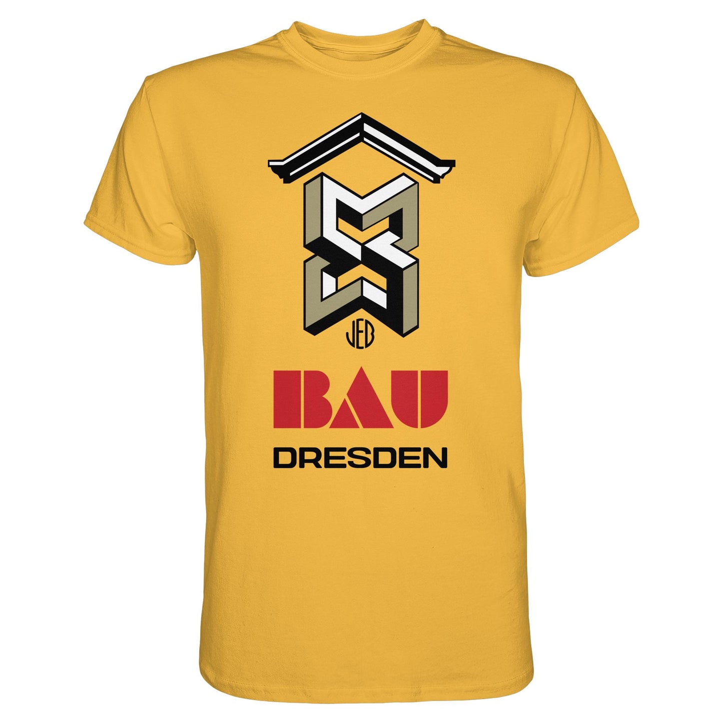 DDR Ostalgie Shirt Unisex • VEB BAU DRESDEN