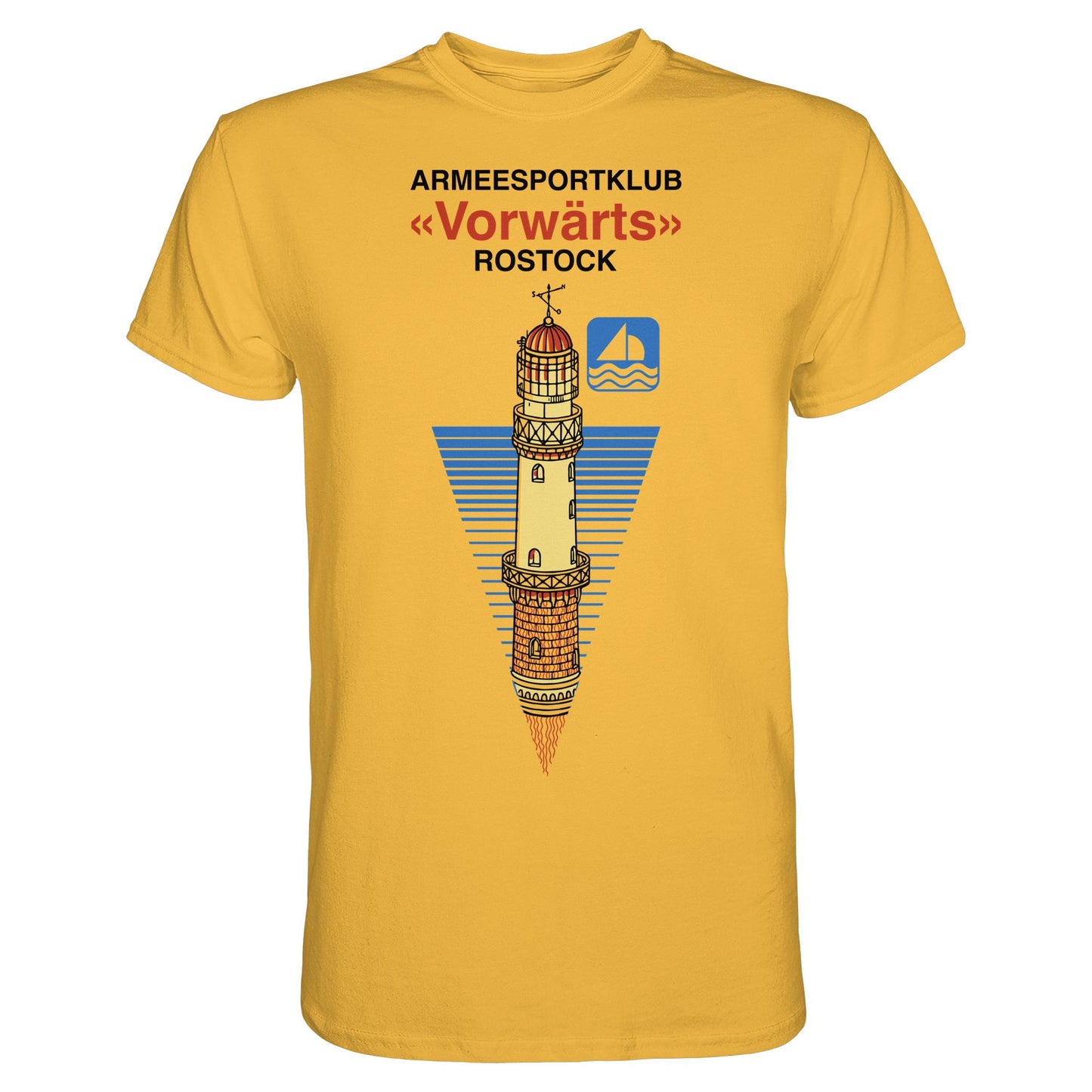 DDR Ostalgie Shirt Unisex • ARMEESPORTKLUB VORWÄRTS ROSTOCK