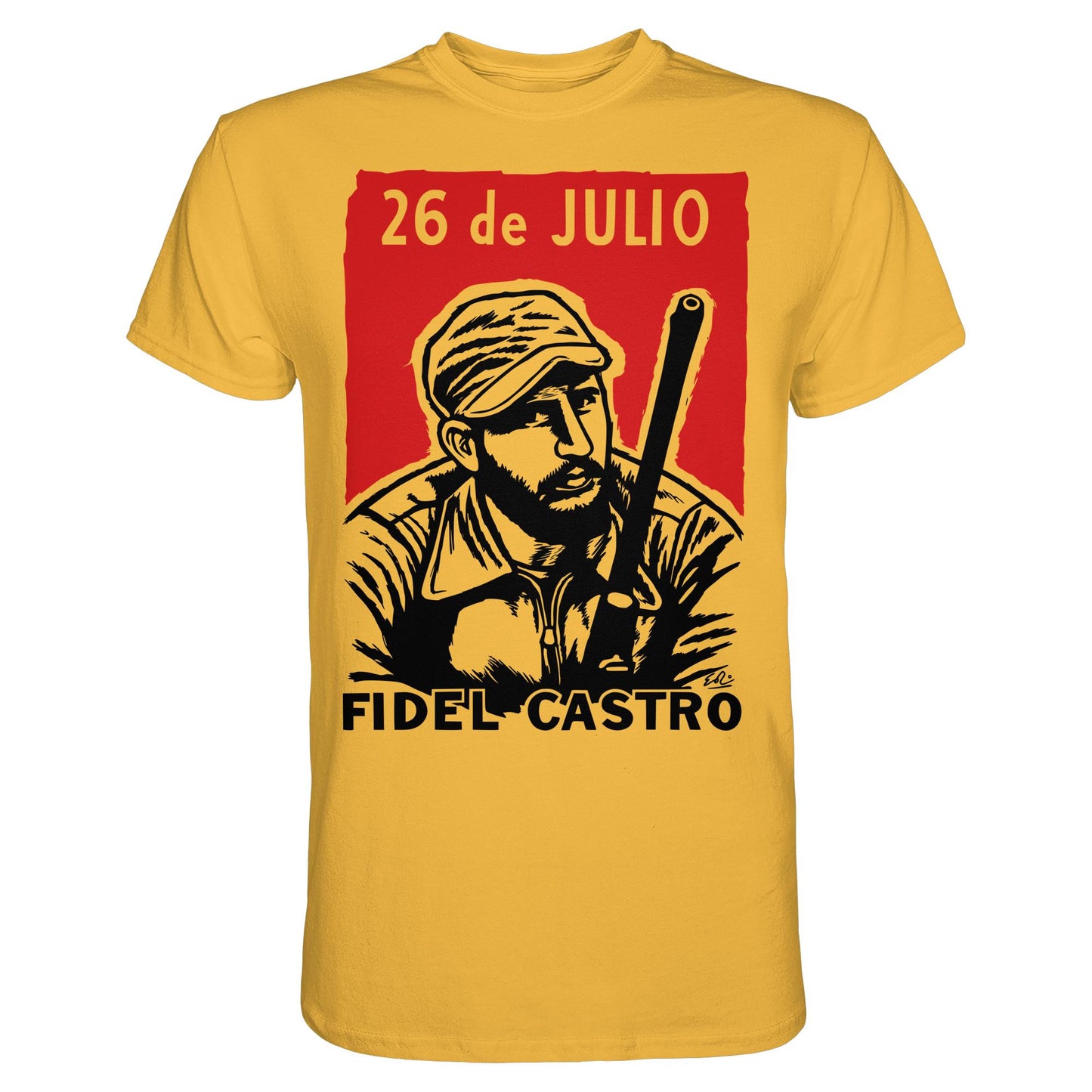 DDR Ostalgie Shirt Unisex • FIDEL CASTRO - BEWEGUNG DES 26. JULI