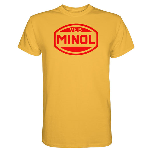 DDR Ostalgie Shirt Unisex • VEB MINOL (Original Farben)