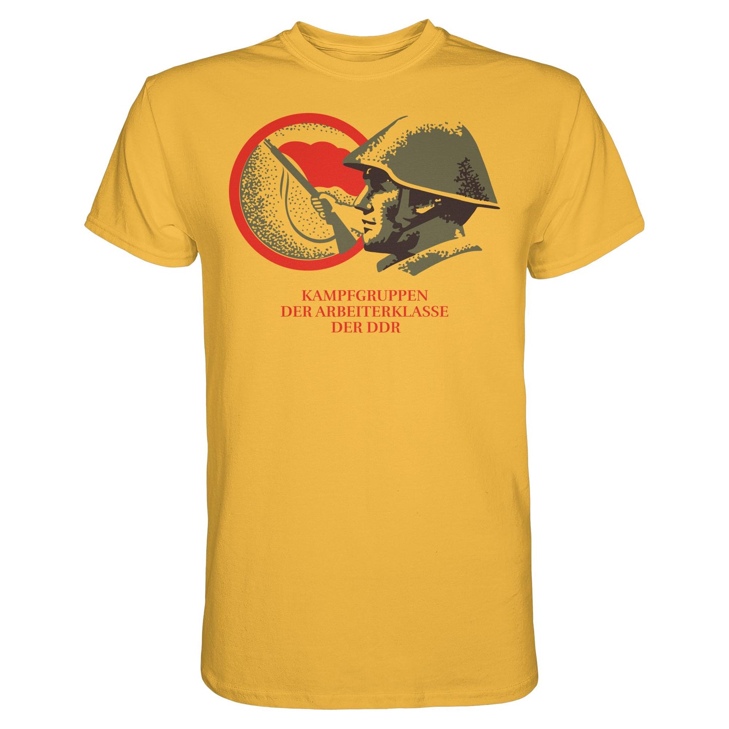 DDR Ostalgie Shirt Unisex • KAMPFGRUPPEN DER ARBEITERKLASSE (ORIGINAL BRIEFMARKE)