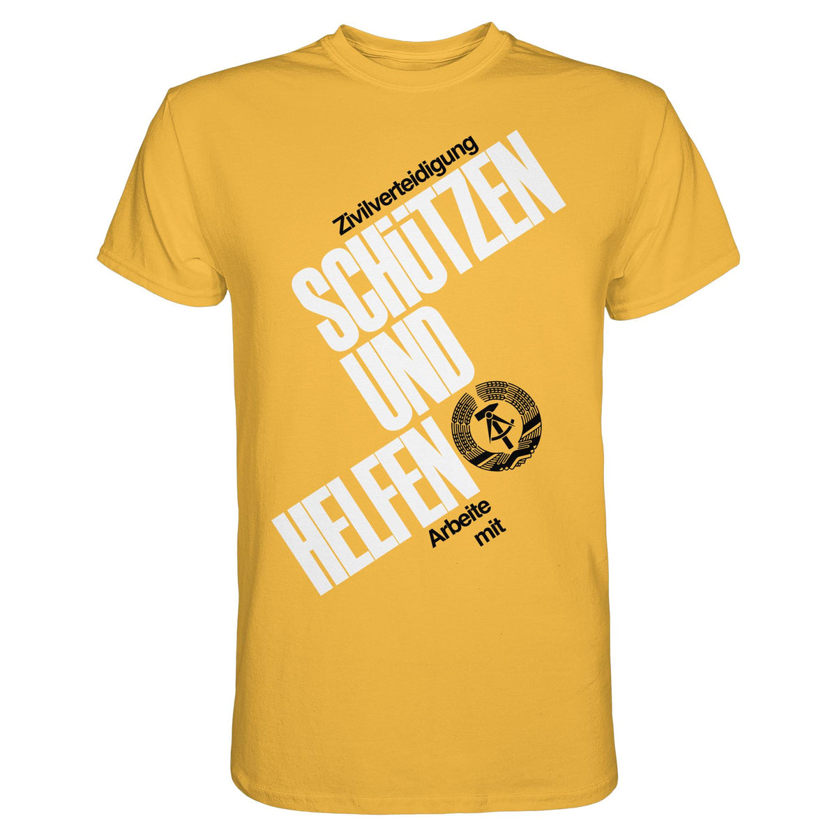 DDR-ZIVILVERTEIDIGUNG (ORIGINAL-PLAKAT) | DDR Ostalgie Shirt Unisex