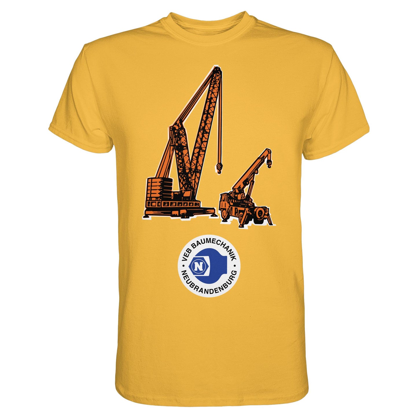DDR Ostalgie Shirt Unisex • VEB BAUMECHANIK NEUBRANDENBURG