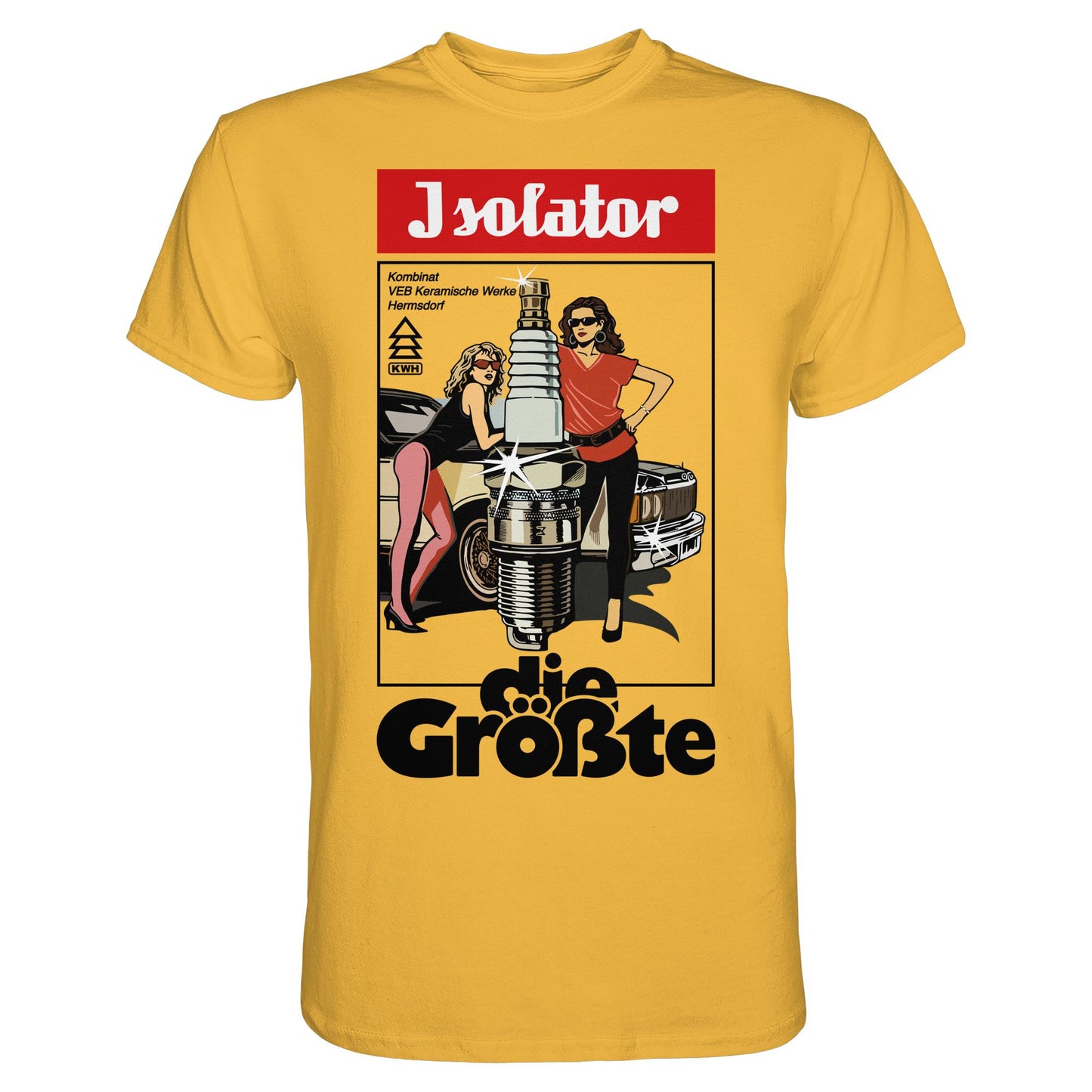 DDR Ostalgie Shirt Unisex • ISOLATOR - DIE GRÖSSTE (ORIGINAL POSTER)