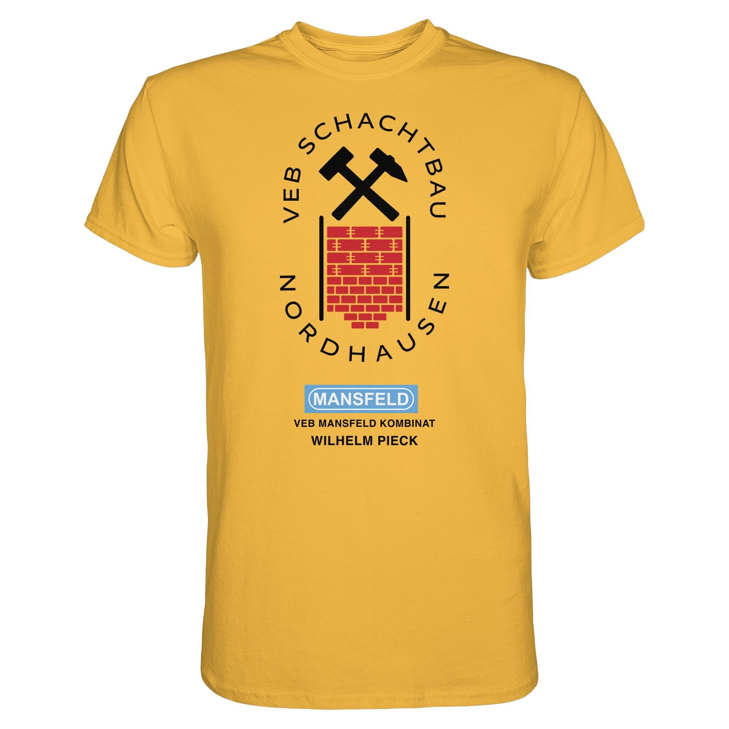 DDR Ostalgie Shirt Unisex • VEB SCHACHTBAU NORDHAUSEN - VEB MANSFELD KOMBINAT