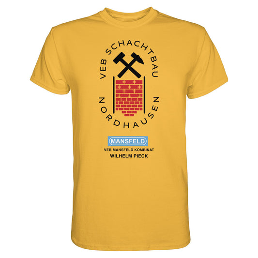 DDR Ostalgie Shirt Unisex • VEB SCHACHTBAU NORDHAUSEN - VEB MANSFELD KOMBINAT