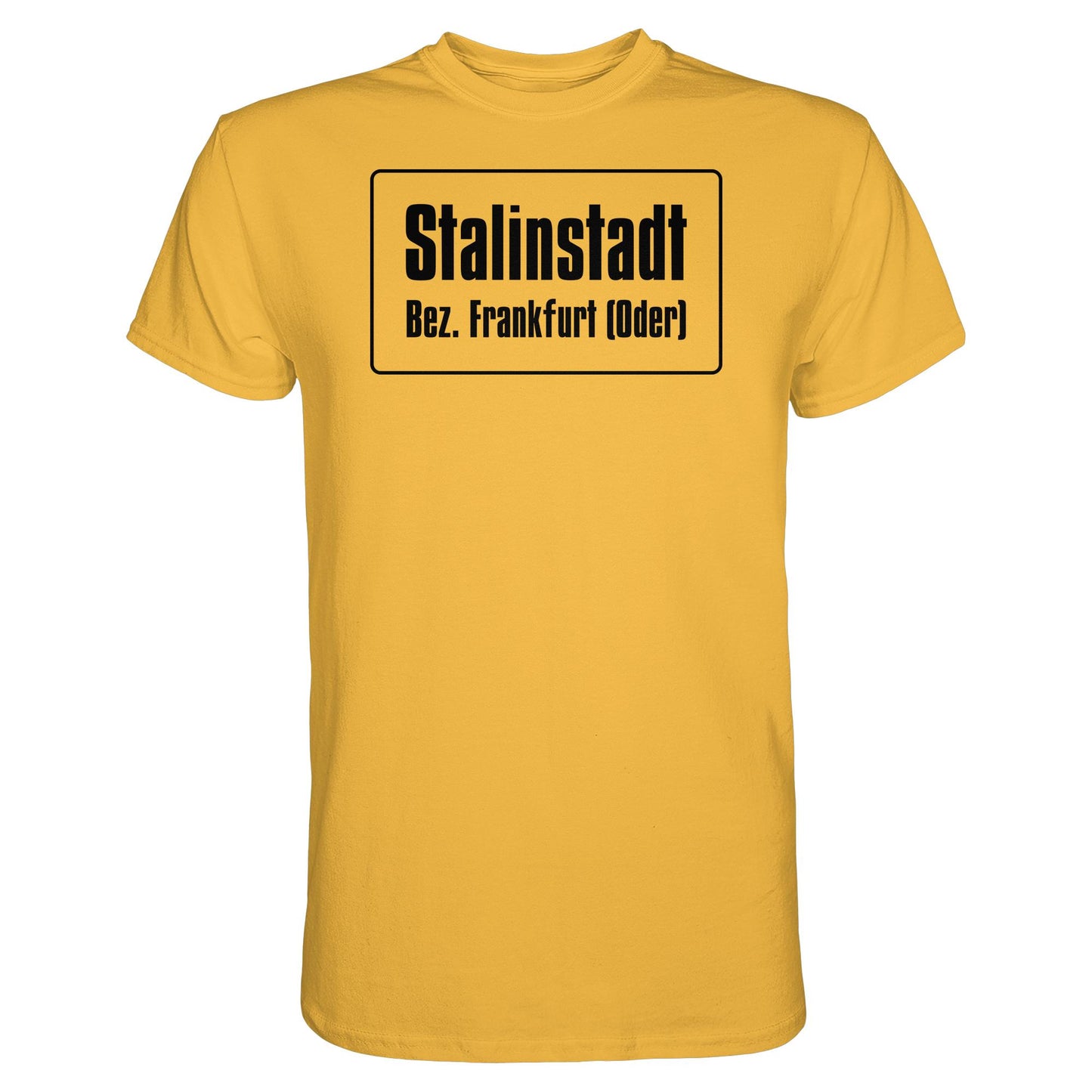 DDR Ostalgie Shirt Unisex • STALINSTADT - EISENHÜTTENKOMBINAT OST EKO (ORIGINAL-SCHILD)