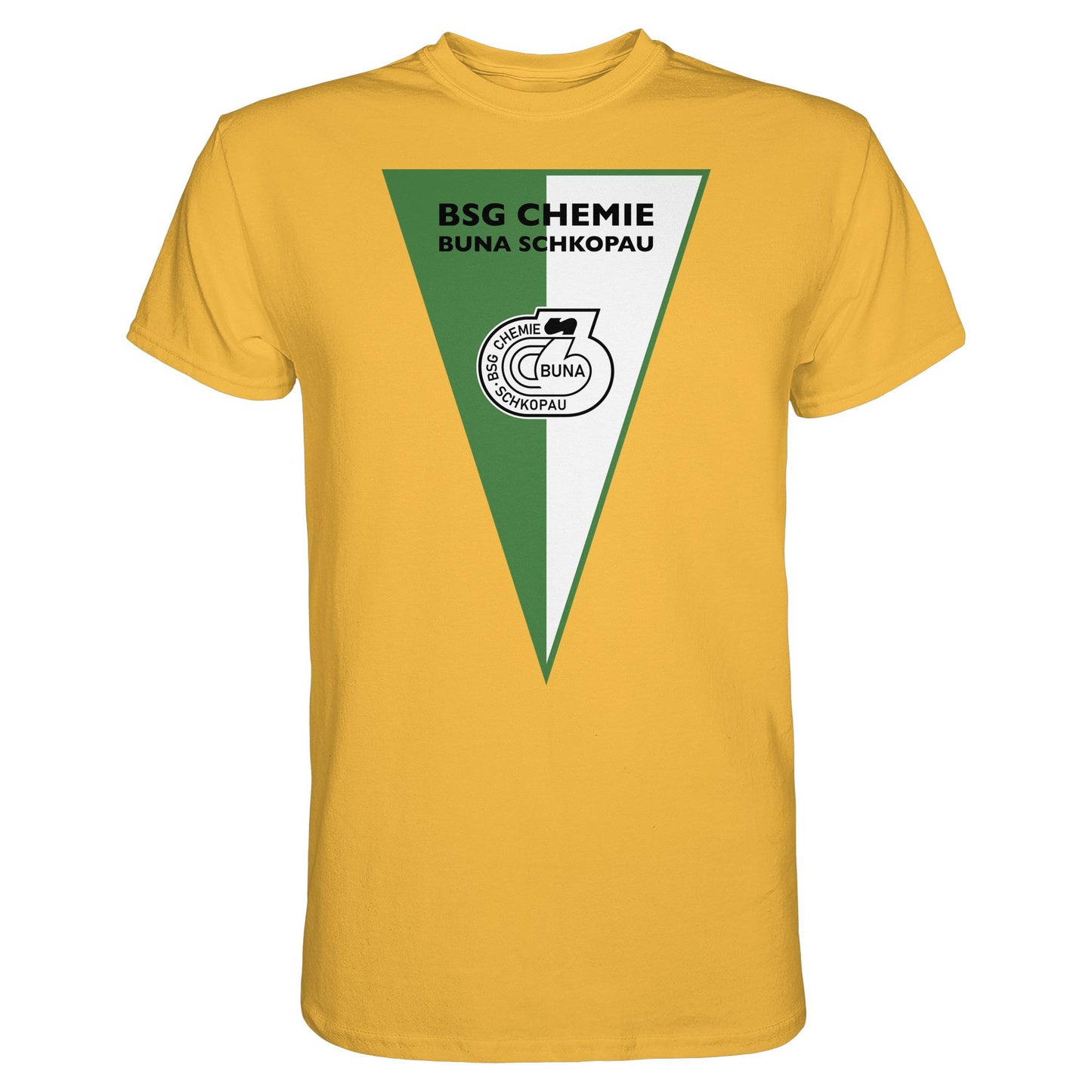 DDR Ostalgie Shirt Unisex • BSG CHEMIE BUNA SCHKOPAU (ORIGINALWIMPEL)