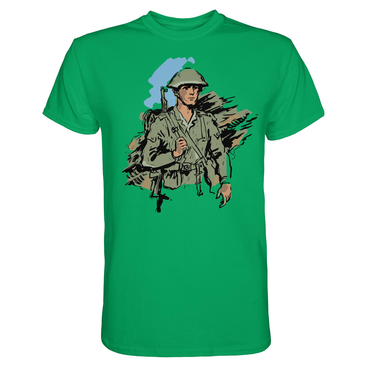 DDR Ostalgie Shirt Unisex • NVA-SOLDAT (ORIGINAL-ILLUSTRATION)