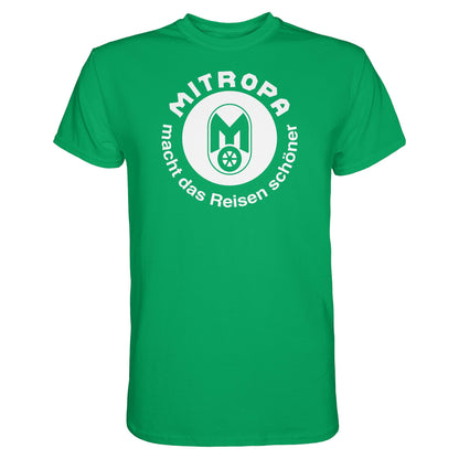 DDR Ostalgie Shirt Unisex • MITROPA MACHT DAS REISEN SCHÖNER - dunkel