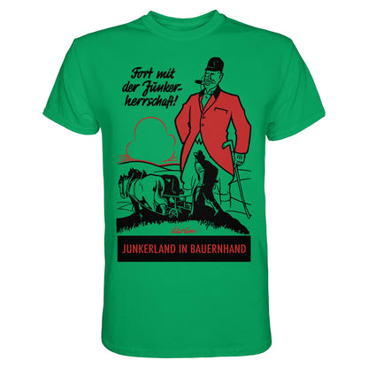 PREMIUM SHIRT UNISEX • FORT MIT DER JUNKERHERRSCHAFT! - ORIGINALPLAKAT