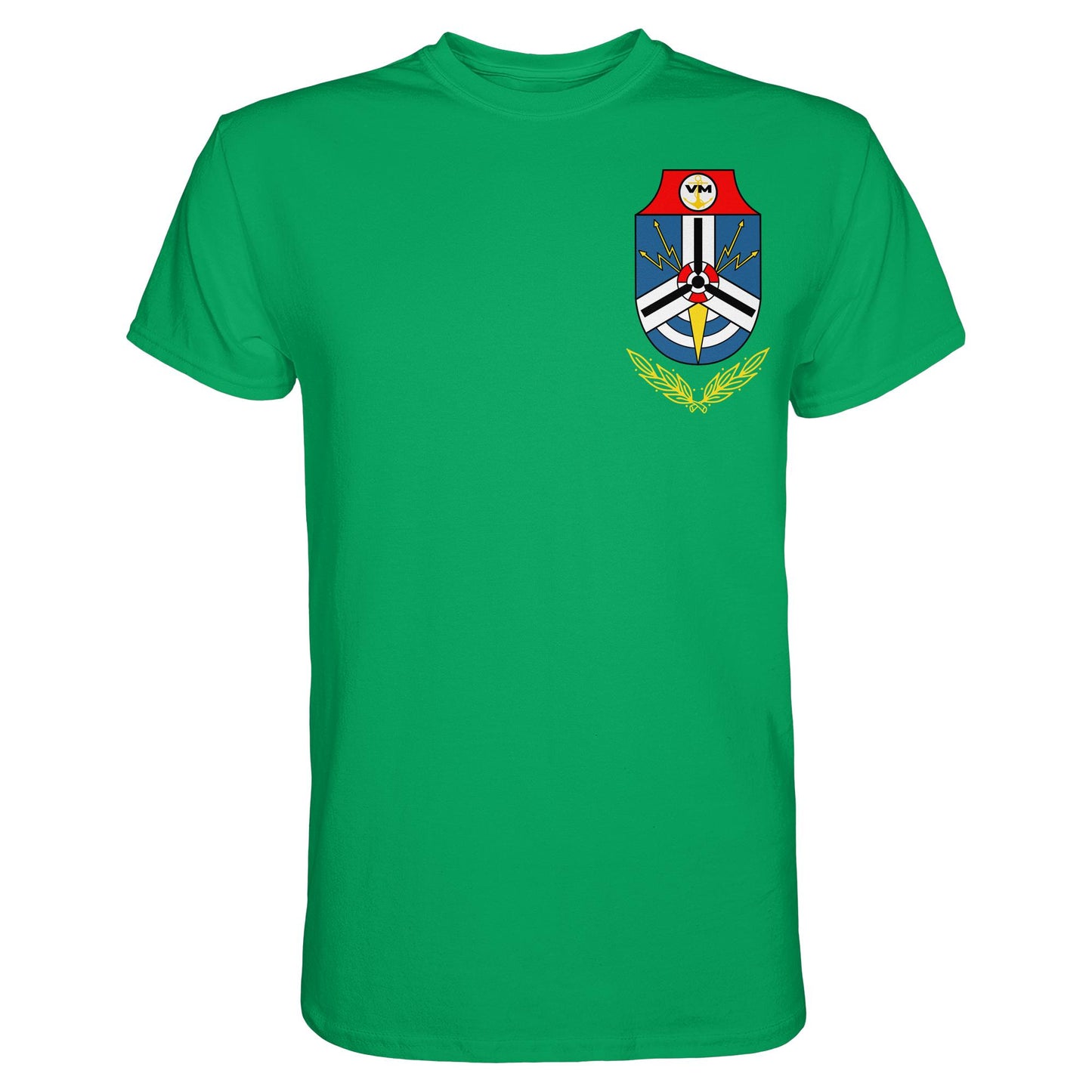 DDR Ostalgie Shirt Unisex • NVA EMBLEM - MARINEGESCHWADER 18 - KURT BARTHEL