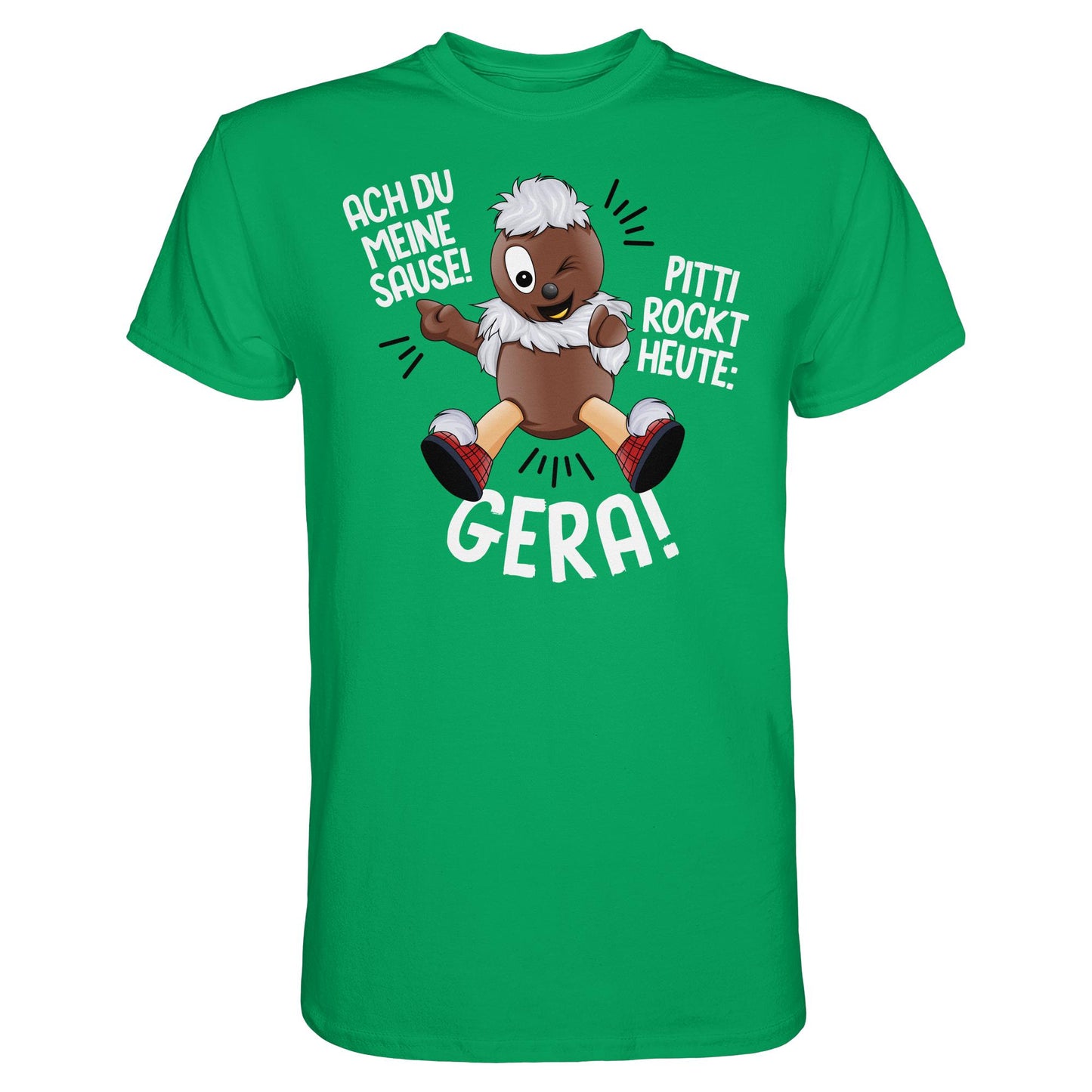 PITTI STADT-NICKI (SHIRT) • PITTI ROCKT HEUTE GERA!