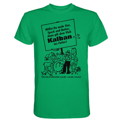 DDR Ostalgie Shirt Unisex • KALBAN, VEB GELATINEWERK CALBE - ORIGINALPLAKAT