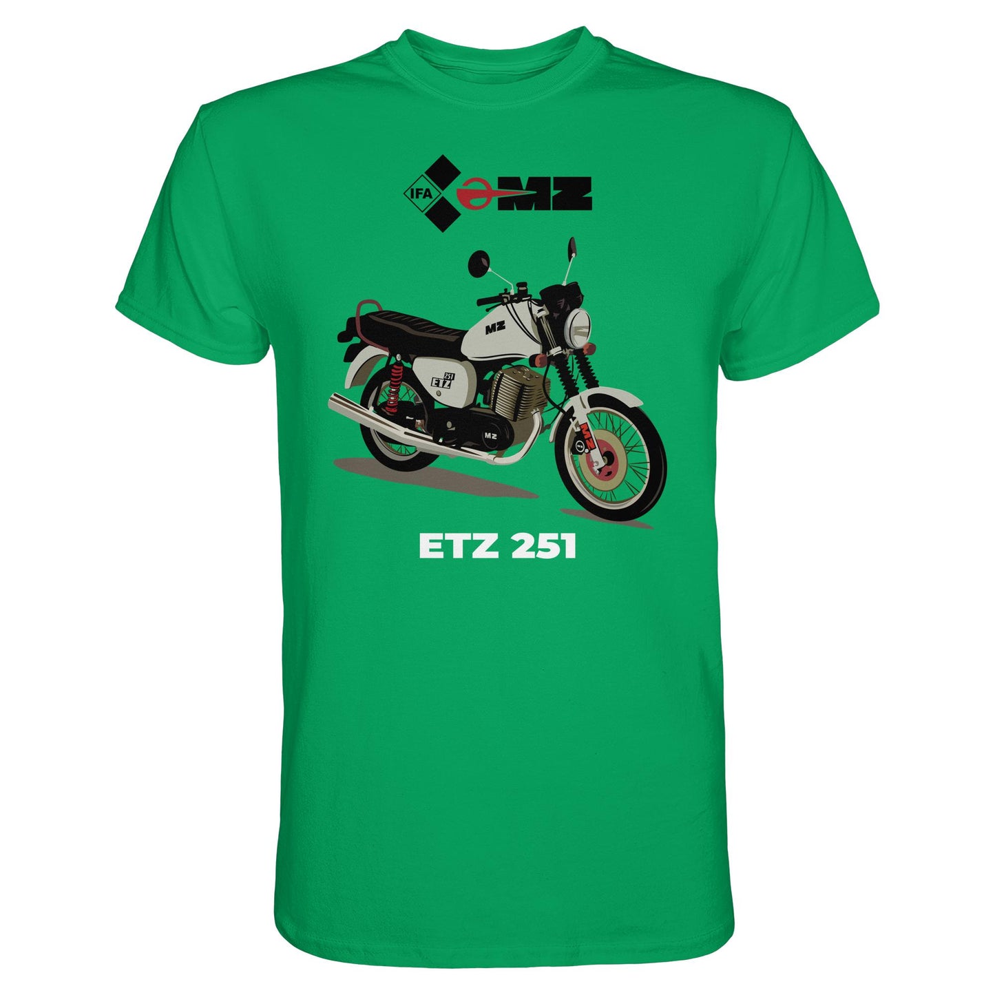 DDR Ostalgie Shirt Unisex • MZ ETZ 251 - ORIGINALWERBUNG