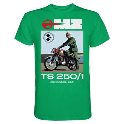 DDR Ostalgie Shirt Unisex • MZ TS 250 (ORIGINAL DDR-PLAKAT)