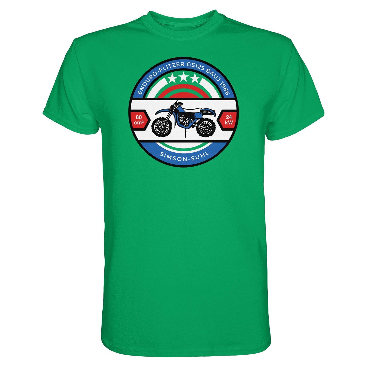 DDR Ostalgie Shirt Unisex • SIMSON ENDURO GS125 - ORIGINAL BIERDECKEL