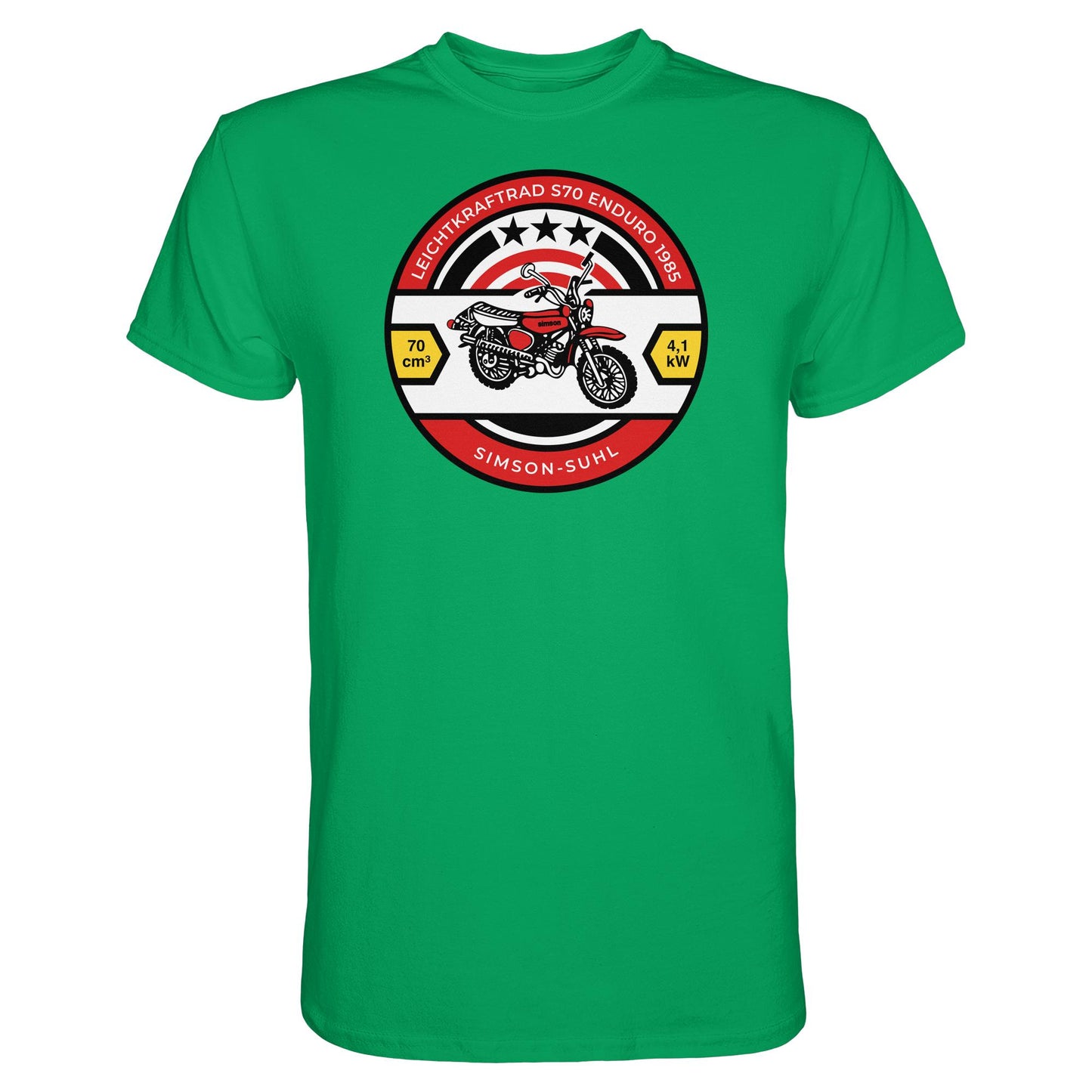 DDR Ostalgie Shirt Unisex • SIMSON S70 - ORIGINAL BIERDECKEL
