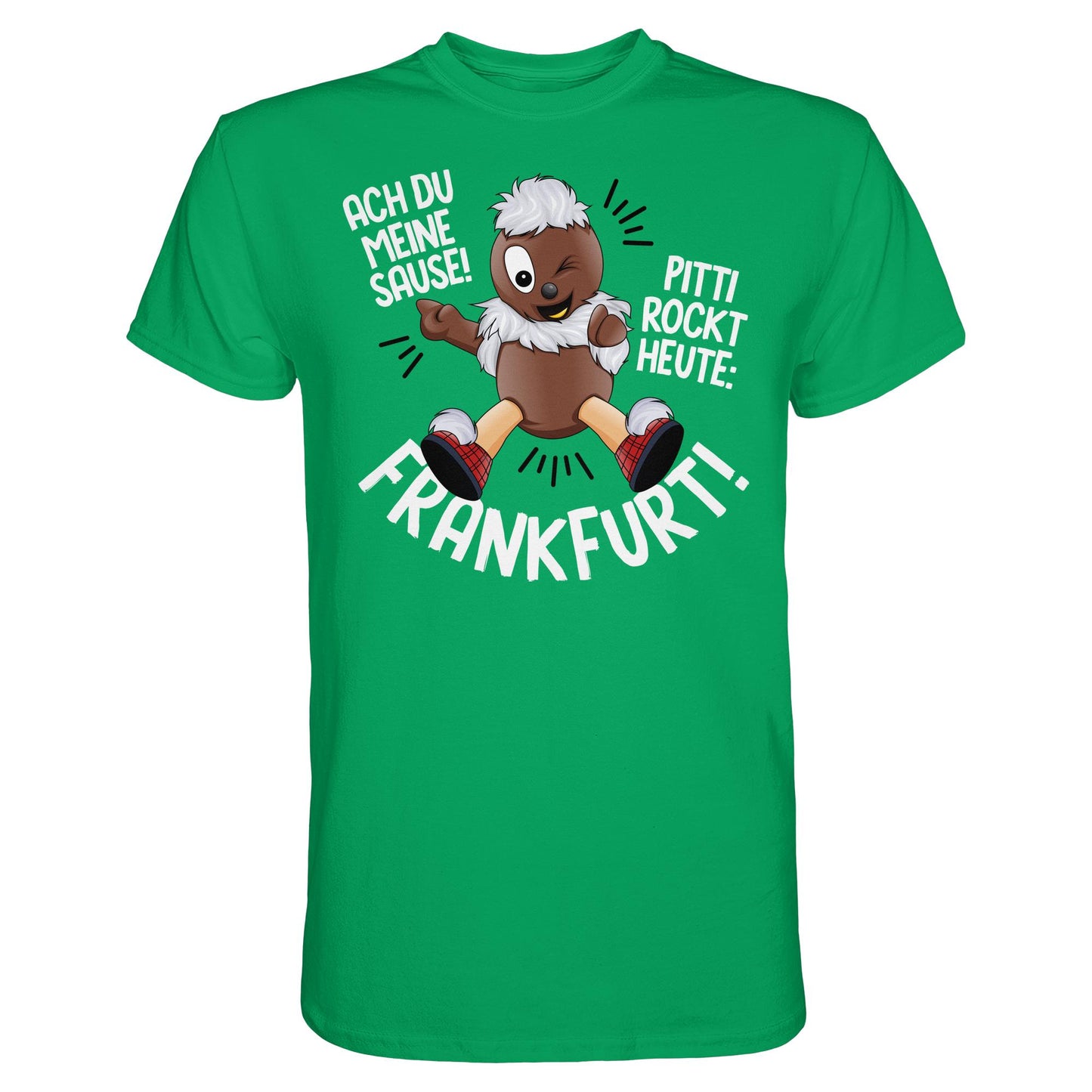 PITTI STADT-NICKI (SHIRT) • PITTI ROCKT HEUTE FRANKFURT!