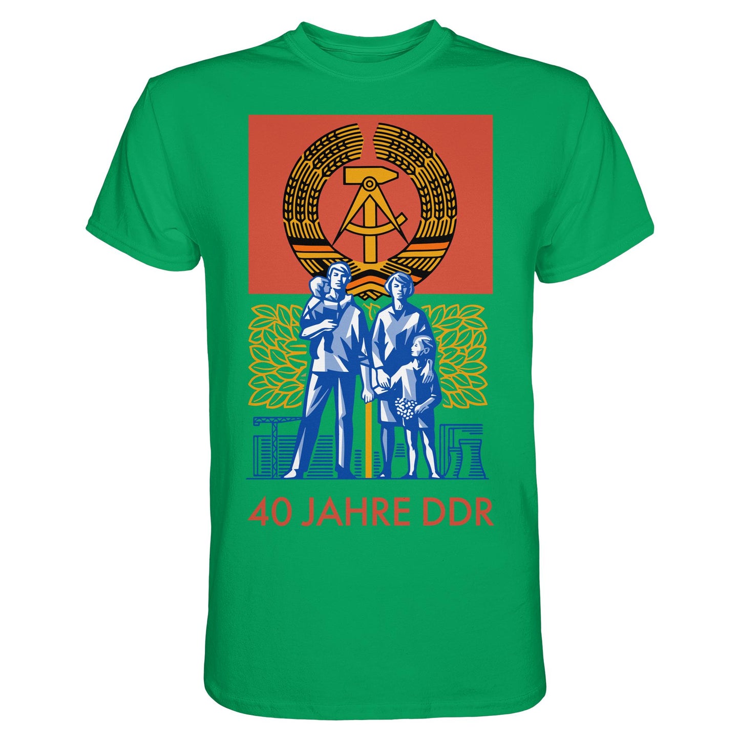 DDR Ostalgie Shirt Unisex • 40 JAHRE DDR (BRIEFMARKE)