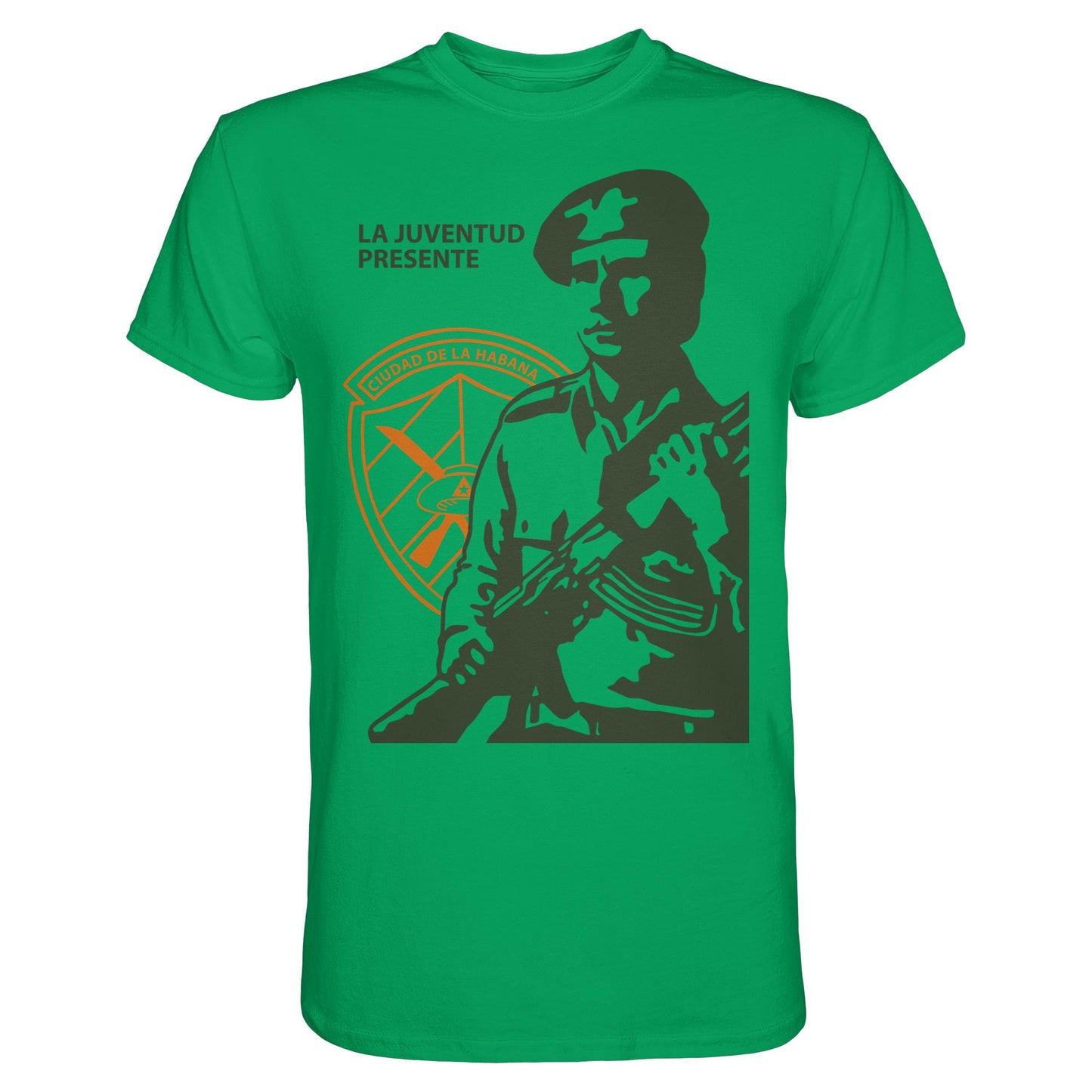 DDR Ostalgie Shirt Unisex • LA JUVENTUD PRESENTE CIUDAD DE LA HABANA (DIE JUGEND HAVANNAS IST AKTIV)