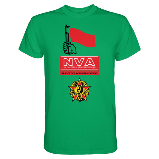 DDR Ostalgie Shirt Unisex • NVA - MILITÄRBEZIRK NEUBRANDENBURG