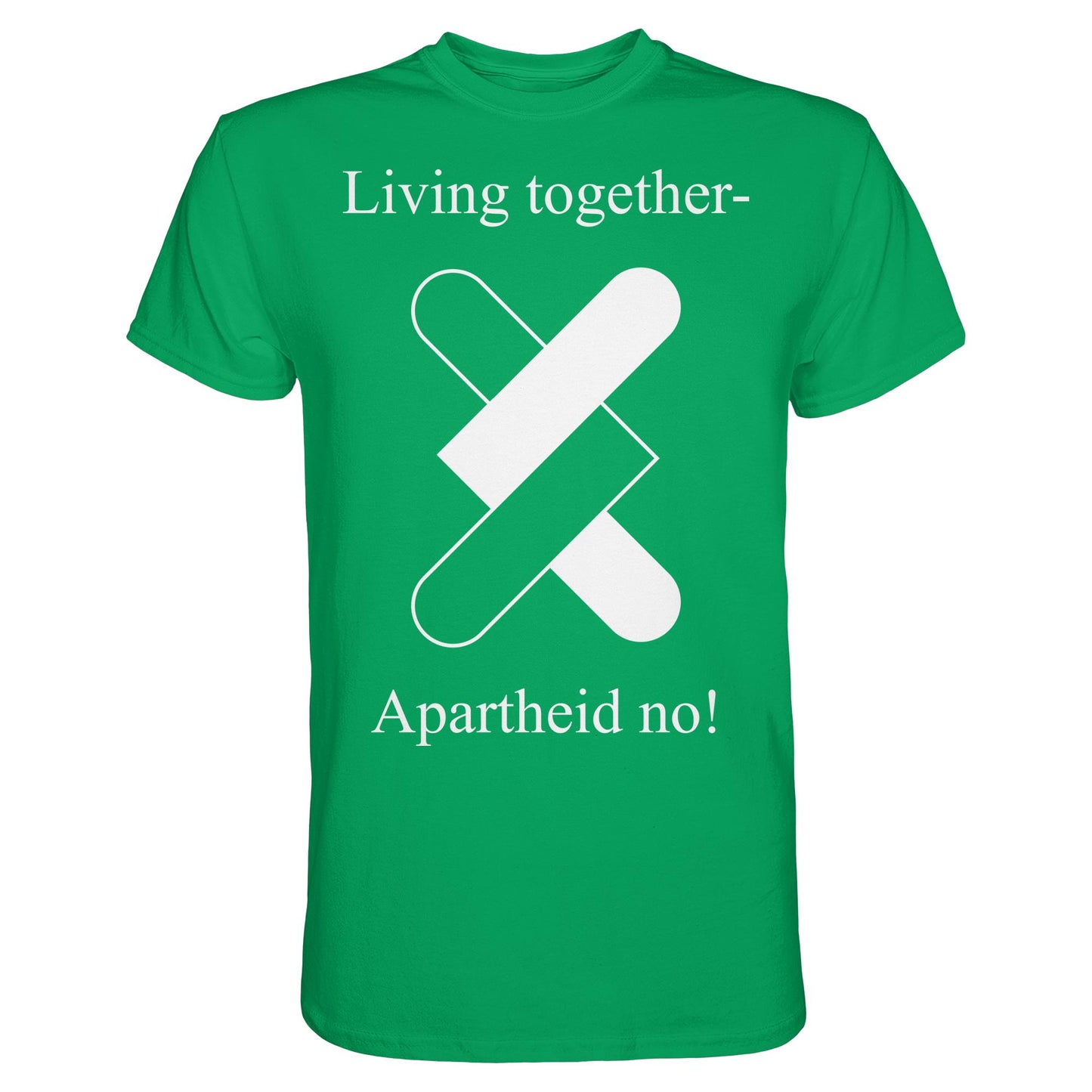 DDR Ostalgie Shirt Unisex • APARTHEID NO! (ORIGINAL POSTER)