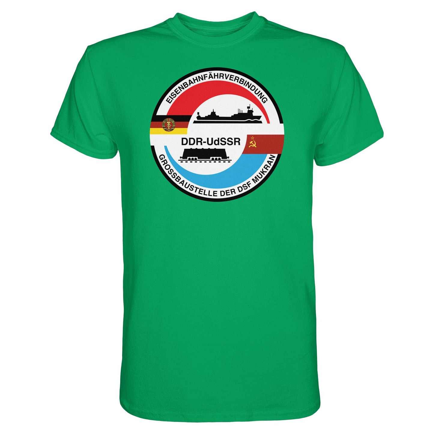 DDR Ostalgie Shirt Unisex • GROSSBAUSTELLE DER DSF MUKRAN