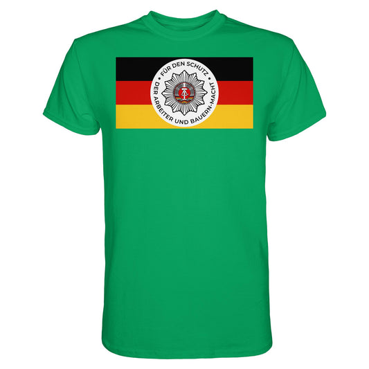 DDR Ostalgie Shirt Unisex • NVA - FÜR DEN SCHUTZ DER ARBEITER- UND BAUERNMACHT (ORIGINAL BANDEROLE)